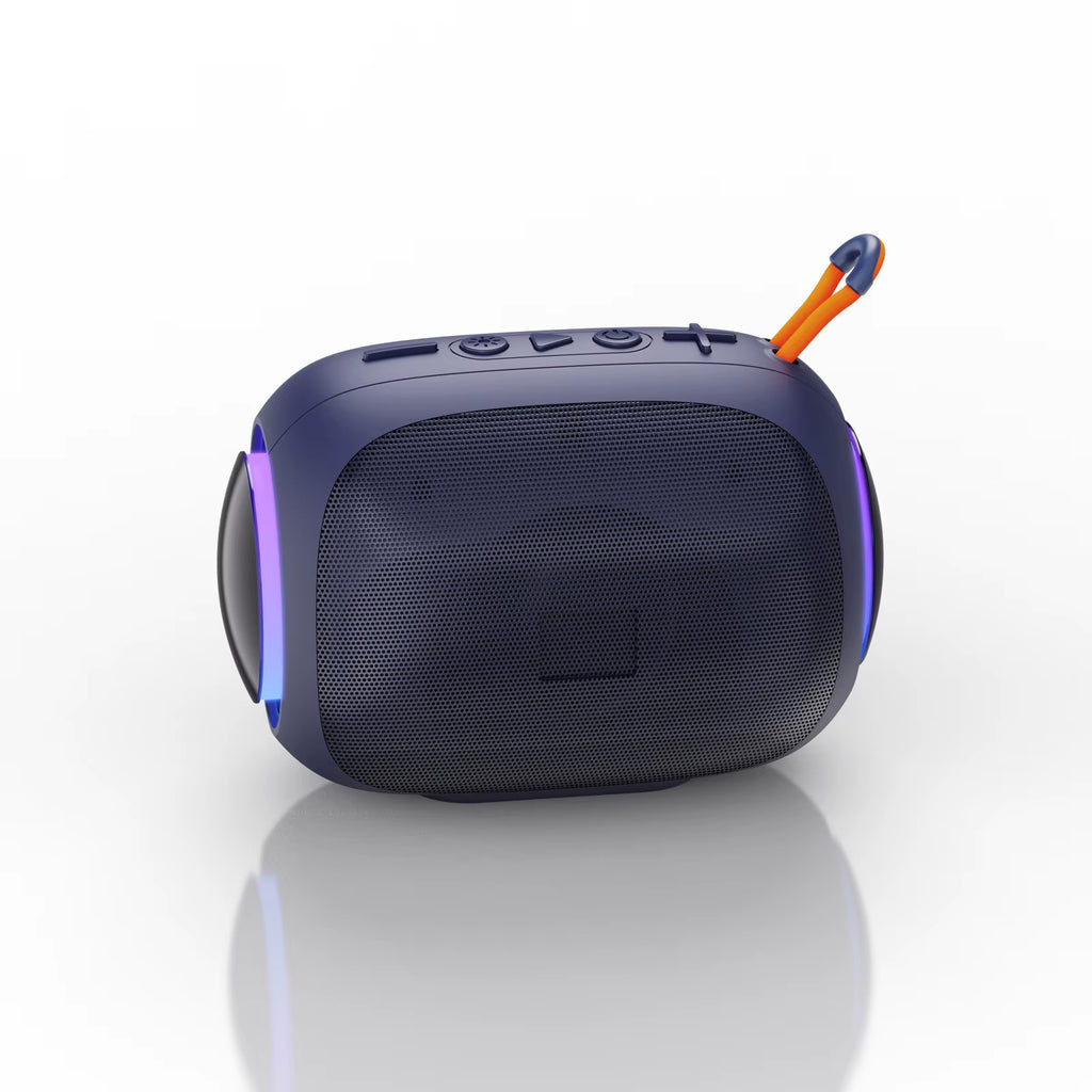 Compact Wireless Bluetooth Speaker with Subwoofer for Indoor and Outdoor Use