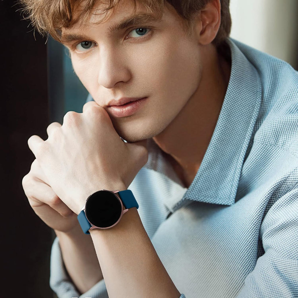 Versatile 6 Pack Silicone Bands for Samsung Galaxy Watch Series - Stylish and Comfortable Replacement Straps for All Occasions
